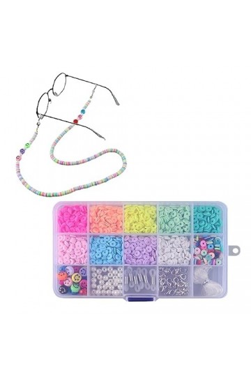 HczIon Chaîne Lunettes 2 Pièces Masque Corde Lunettes Cordon Chaîne Anti Perte Cordon Masque Chaîne Bricolage Fait Main