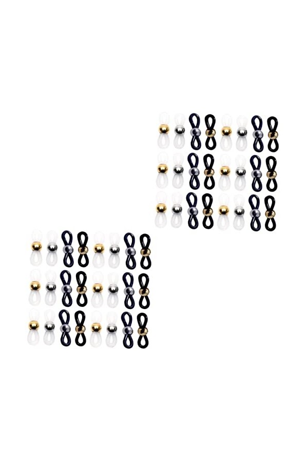SEWACC 120 Pièces Accessoires De Lunettes Chaîne De Lunettes Porte-Lunettes Non Anneau De Chaîne De Lunettes Accessoire De Ch
