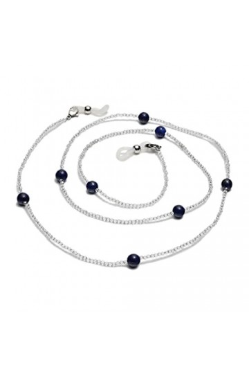 OMNIOF Chaînes de Lunettes Sangle de Lunettes for Femmes Chaînes de Masque à Deux Tons Simples Retenue de Lunettes élégante C