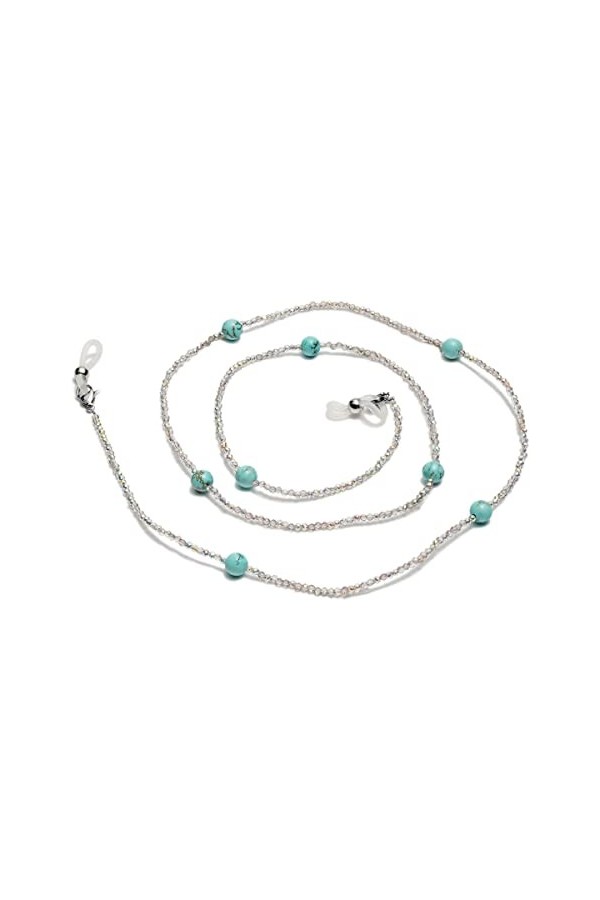 OMNIOF Chaînes de Lunettes Sangle de Lunettes for Femmes Chaînes de Masque à Deux Tons Simples Retenue de Lunettes élégante C