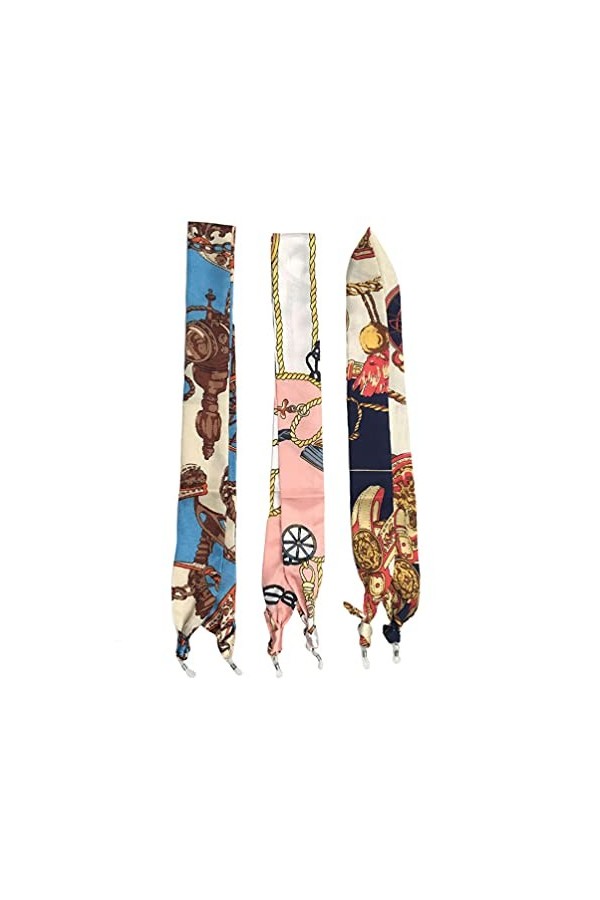 VALICLUD 3 Pièces Corde à Lunettes Polyvalent Lunettes Titulaire Sangle De Lunettes Collier Chaîne Femme Accessoire De Lunett