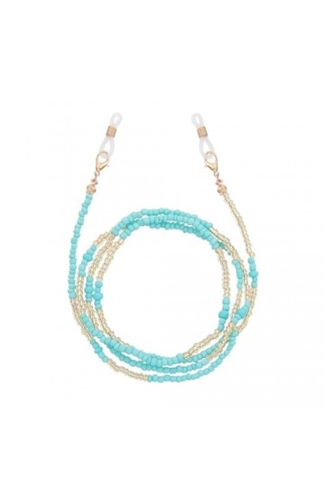 Sangle de masque colorée, chaînes de lunettes perlées for femmes, lanière antidérapante, chaîne de cou for lunettes de soleil