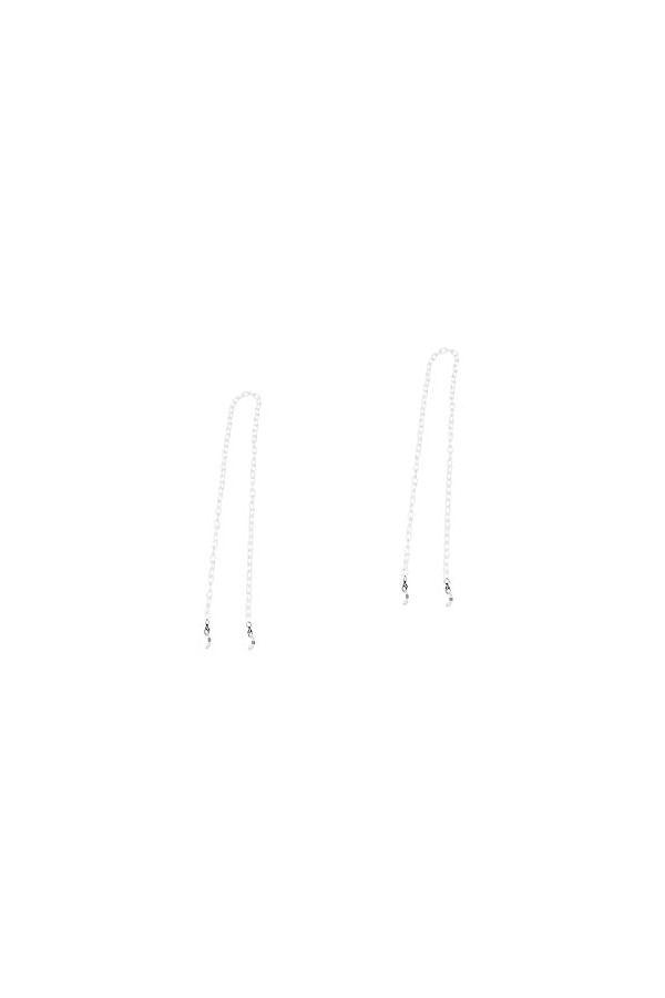 STOBOK 2 Pcs Masque Chaîne De Lunettes Lanière De Lunettes De Soleil Masque Coréen Masque DOr Lanière De Lunettes De Mode La