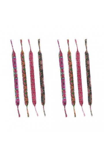 Mikikit 8 Pièces Sangles De Lunettes Cordon Sans Lunettes Des Lunettes De Ski Support De Lunettes De Sport Sangle De Lunettes