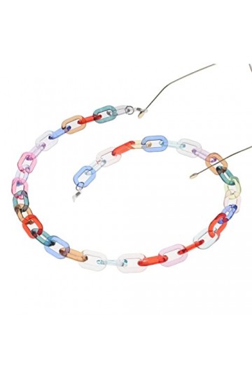 Gyrosphere Chaînes de Lunettes de Lunettes for Femmes chaînes de Masque Acrylique colorées chaînes de Porte-Lunettes de chaîn