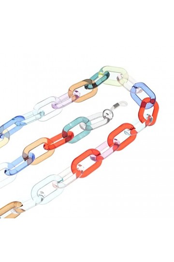 Gyrosphere Chaînes de Lunettes de Lunettes for Femmes chaînes de Masque Acrylique colorées chaînes de Porte-Lunettes de chaîn