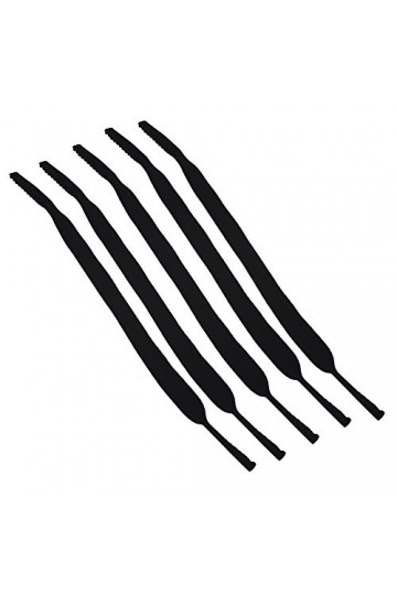 Sangle de Lunettes de Sécurité,5pcs Lunettes de Sport Elastiques Porte-sangle Lanière Lunettes de Sécurité Sangle de Cou Cord