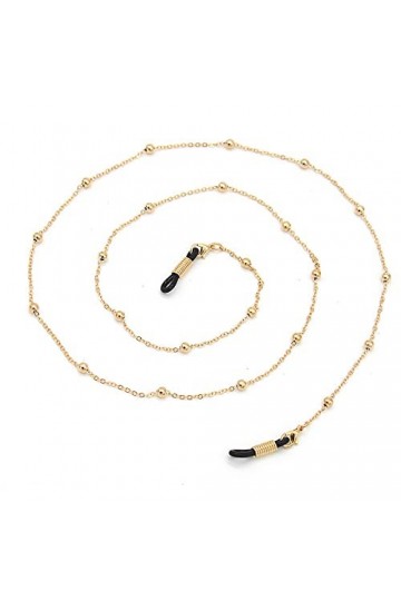 1 PC Mode Perlé Lunettes Chaîne Pour Femmes Métal Lunettes De Soleil Longes Lunettes Retenue Lunettes De Lecture Cordon,2