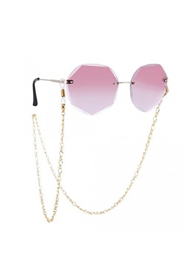 chaîne de Lunettes Chaînes de Lunettes Sangle de Lunettes for Femmes Chaînes de Masque en Acier Inoxydable Simples Cordon de 