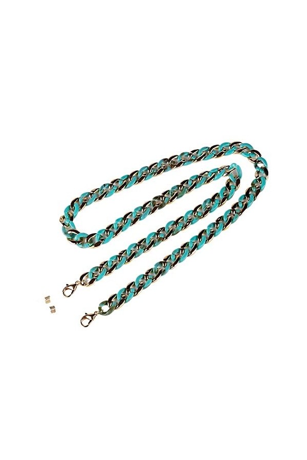 KEIOMI Sangle de Lunettes Lunettes chaînes for Femmes Acrylique Multifonction Anti-Perte Masque Longe élégant Lunettes Cordon