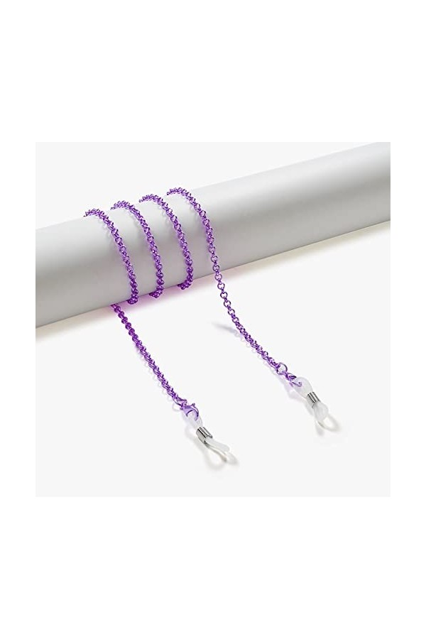 Petite Coquille De Conque Blanche Lunettes De Lecture Chaîne Lunettes De Soleil Lunettes Porte-cordon Sangle De Cou Corde Col