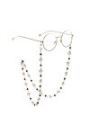 DJLORD Chaînes Sangle de Lunettes for Femmes Anti-dérapant Cristal perlé Lunettes retenue élégant Lunettes Cordon