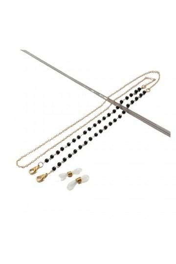 DUNSBY Chainette de Lunettes Chaîne de lunettes en perles for femmes, tendance, extérieur, décontracté, accessoire de lunette