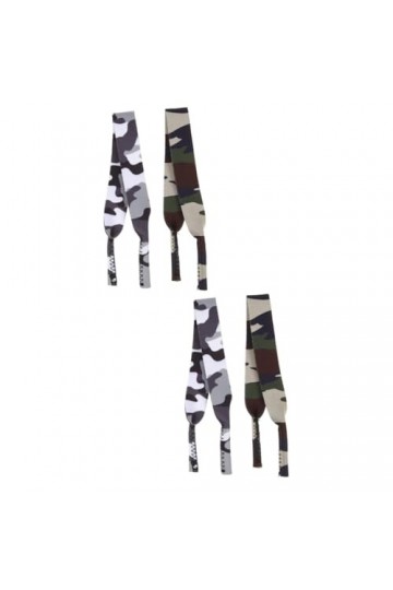 UKCOCO 4 Pcs Camouflage Lunettes Corde Lunettes Sangle Lunettes De Sport Accessoires Lunettes De Natation Sangle Lunettes Cor