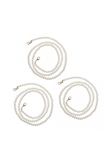 SHERCHPRY 3 Pièces Longe Anti-perte De Perles Visage Chaîne De Lunettes De Perles Cordon De Lunettes Porte-lunettes Couvre-bo