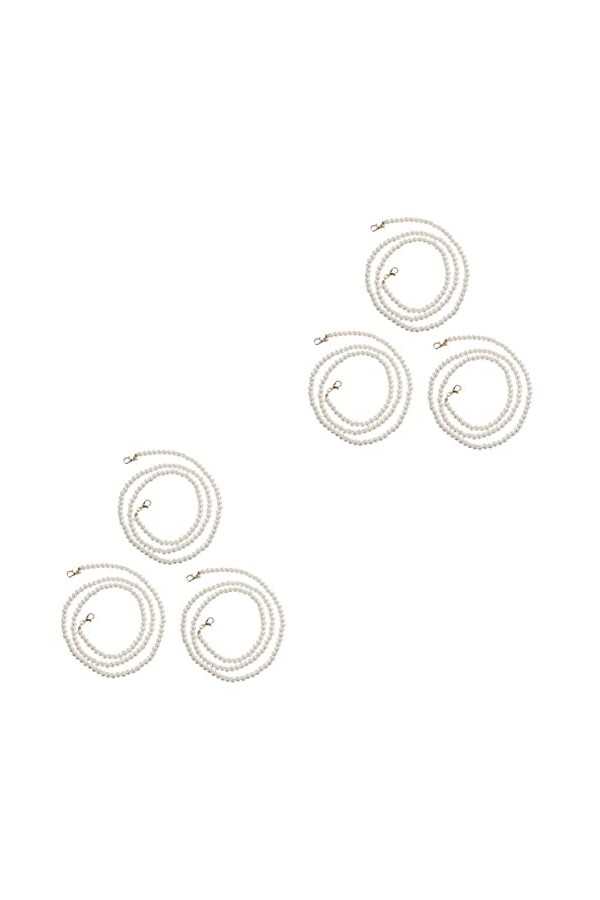 SHERCHPRY 3 Pièces Longe Anti-perte De Perles Visage Chaîne De Lunettes De Perles Cordon De Lunettes Porte-lunettes Couvre-bo