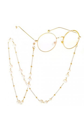 HOOENG Chaînes de Lunettes de Sangle de Lunettes for Femmes chaînes de Porte-Lunettes de retenue de Lunettes élégantes