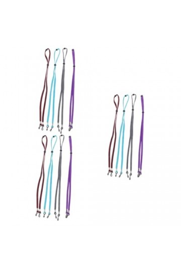 DOITOOL 12 Pcs Élastique Cordon DExercice Lunettes Sangle Extender Contour DOreille Porte-Chaîne Porte-Lunettes Bavoir Chap