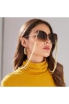 Chaîne de lunettes pour femmes grande simulation chaîne de perles de perles pour lunettes lanière sangle cordons lunettes de 