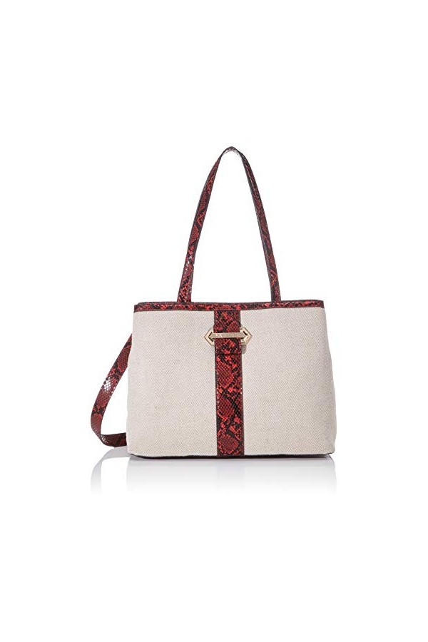 Valentino by Mario Gigante, Cabas femme, Multicolore Nat/Roccia , 14.5x26.5x35.5 cm B x H T 