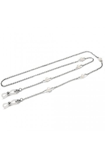 HOOENG Chaînes de Lunettes de Lunettes for Femmes Perle Anti-Perte Masque Facial lanière élégantes chaînes de Porte-Lunettes 