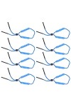 Angoily 8 Pièces Lanière Flottante Pour Lunettes Cordon Ajustable Cordon De Suspension Pour Lunettes De Sport Cordons De Lune