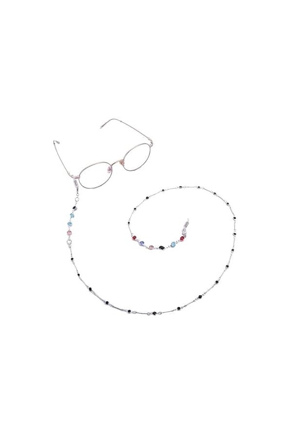 DJLORD Chaînes de Lunettes Lunettes lanière for Femmes coloré perlé Masque lanière élégant Lunettes chaîne chaîne Titulaire 