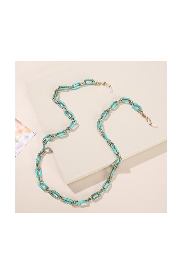 Chaîne de lunettes en acrylique chaîne dextension double usage Anti-perte chaîne de corde de cou suspendu mode lunettes de c