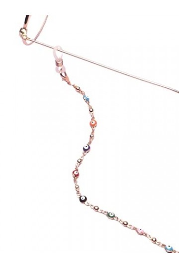 WEPINS Longe de Lunettes Sangle de Lunettes for Femmes coloré perlé Masque lanière élégant Lunettes chaîne Porte-chaîne