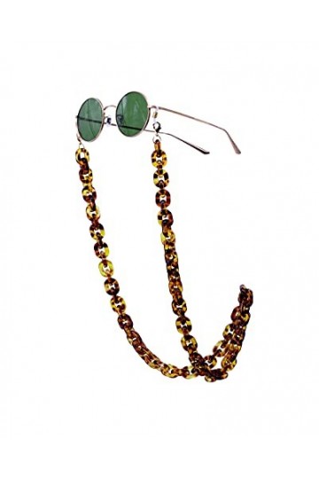 GERNEO® - Puglia - Chaîne à lunettes en acrylique - résistant à la corrosion - chaîne de lunettes élégant et sangle pour lune