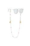KELITCH Chaînes De Lunettes Sangles Cordons De Support Heishi Shell Charm Sangles De Lunettes De Soleil Lanières En Verre De 