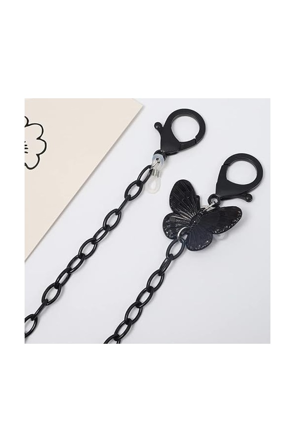 Chaînes À Lunettes Chaîne De Mode pour Enfants Lunettes De Soleil Lanière Lunettes De Lecture Porte-Sangle Belle Papillon Cha