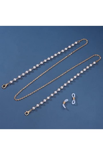 Chaînes À Lunettes Mode Femme Lunettes De Soleil Chaîne Cylindre Perle Chaîne Anti-Chute Lunettes Lunettes Cordon Collier 02