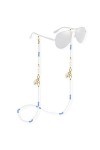 KELITCH Chaînes De Lunettes Sangles Cordons De Support Heishi Shell Charm Sangles De Lunettes De Soleil Lanières De Verre De 