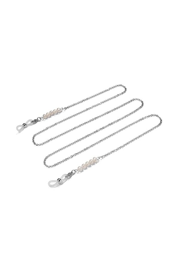 DJLORD Chaînes de Lunettes Sangle de Lunettes for Femmes Perle Cordon de Cou Anti-Perte Cordon de Lunettes élégant Color : G