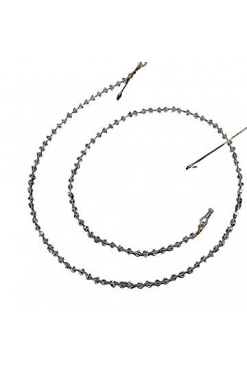 WEPINS Sangle Lunettes chaînes for Femmes Triangle Cristal perlé Masque chaînes élégant Lunettes Cordon