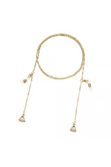 HczIon Chaîne Lunettes 2 Pièces Lunettes Chaîne Lunettes De Soleil Chaîne Suspensions Chaîne Chaîne Cordon Anti Perte Lunette