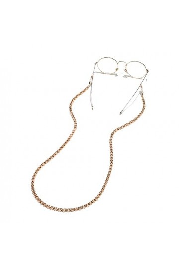 HczIon Chaîne Lunettes 2 Pièces De Métal Lunettes Cordon Lunettes Chaîne Verres Drop Rope Lunettes Accessoires