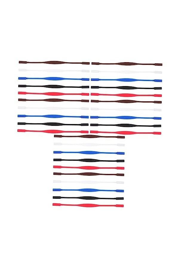 UKCOCO 10 Pièces Sangle De Lunettes En Silicone Support De Lunettes De Soleil Lunettes De Sport Pour Enfants Sangles De Lunet