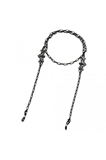 HczIon Chaîne Lunettes 2&nbsp;Morceaux De Porte Lunettes De Lecture À Chaîne De Lunettes Pour Empêcher Le Retrait Du Cordon De Lun