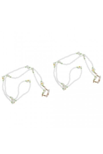 Abaodam 2 Pcs Chaîne Visage Couverture Lanière Visage Bandanas Corde Visage Couvrant Sangle Réglable Lunettes Lunettes Lanièr