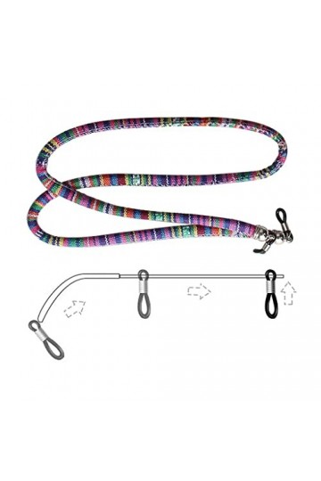 Androxeda Lunettes Strap Eyewear Retainer 7 Pack, Sunglasses Reading Glasses Holder Strap, Spectacles Chain Lanyard Cord