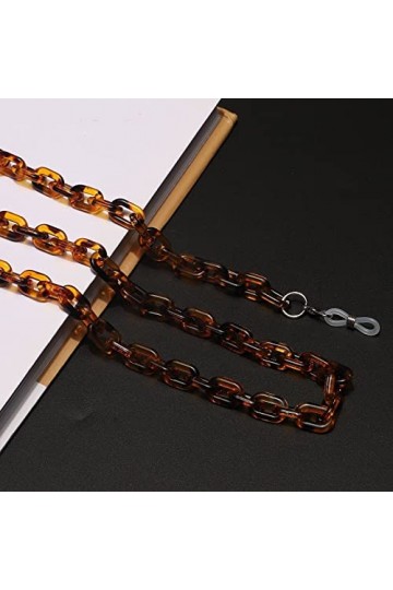 Gyrosphere Chaînes Lunettes Longe for Femmes Acrylique Masque Longe Simple Élégant Titulaire Chaînes Lunettes Cordon