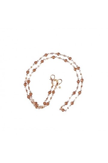 HczIon Chaîne Lunettes 2 Pièces Masque Chaîne Suspendue Lunettes Chaîne Anti Perte Lunettes Cordon Silicone Bagues Collectric