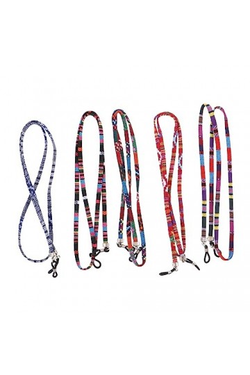 Uonlytech 10 Pièces Fronde Lunettes Corde Extension De Support De Débarbouillette Sangle De Couverture Faciale Porte-lunettes