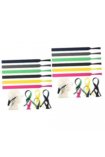 DOITOOL 12 Pcs Lunettes Avec Lanière Porte- Sport Lunettes De Soleil Ski Lunettes Lunettes De Retenue Sangle Lunettes Cordon 