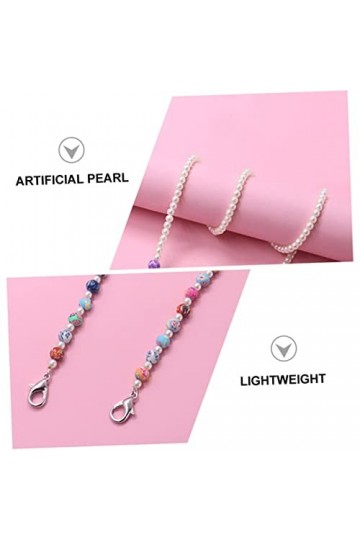 STOBOK 6 Pcs Masque Chaîne Anti-Chute Hommes Collier Lunettes Lanière Mens Chaîne Colliers Lunettes De Soleil Pour Hommes Lun