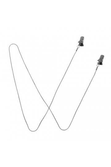 SANDNE Chaînes de lunettes de soleil, chaînes de lunettes en métal avec Clip, lanières de masque, collier de lunettes, access