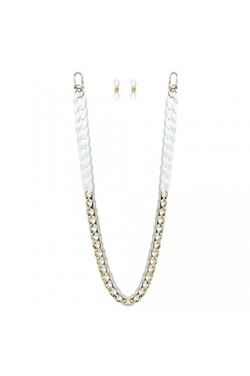 BAIJAC chaîne de Lunettes Chaînes de Verres de Longe for Femmes chaînes de Masque Acrylique Style Punk chaînes élégantes Verr