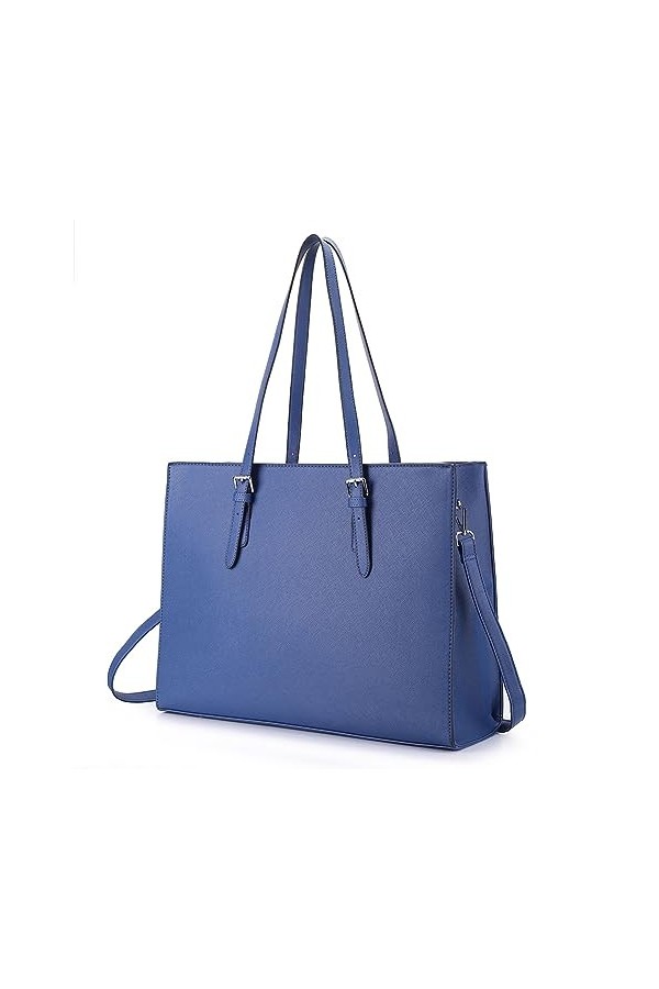 YILCER Sac Fourre-Tout en Toile pour Femme Grand Sac à Main Cabas Sac à Bandoulière en Toile avec Fermeture Éclair pour les V